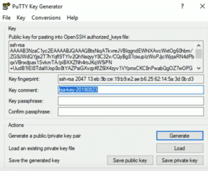 connecting SSH to a server