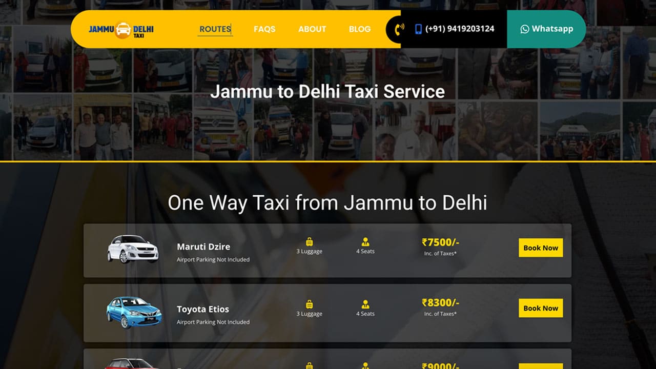 JammuDelhi Taxi 